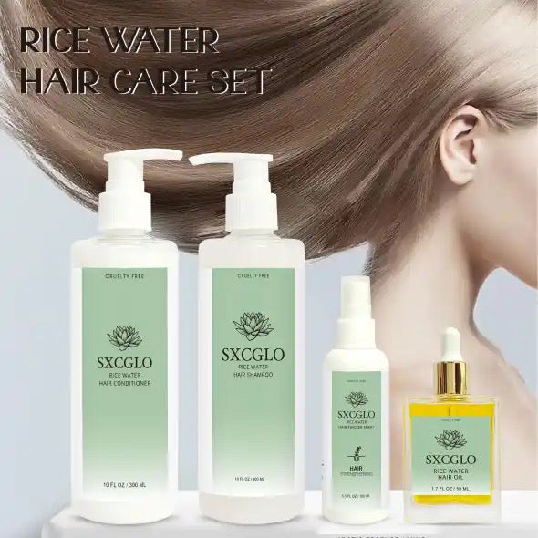 New! Sunnah Rice Water Hair Care Bundle